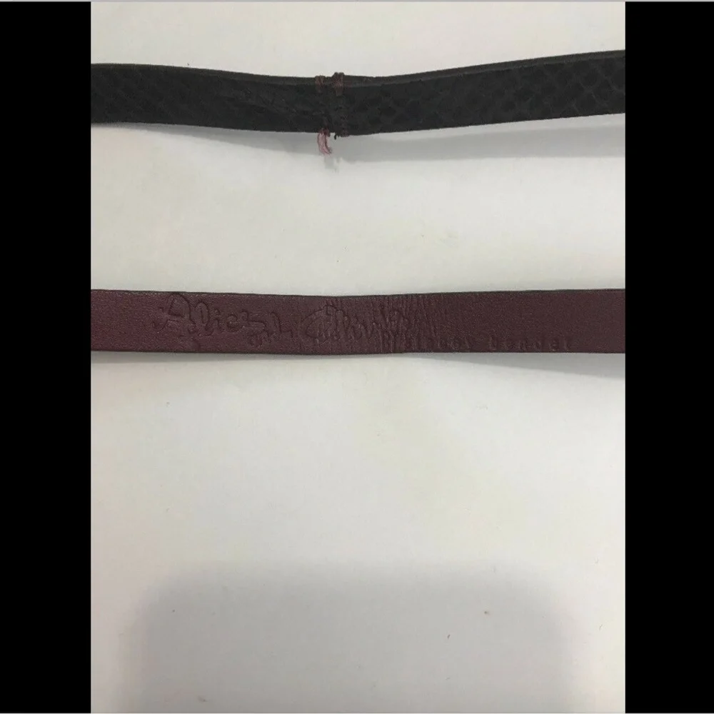 NWTAlice + Olivia‎ Zucchero Snake Skinny Wrap belt